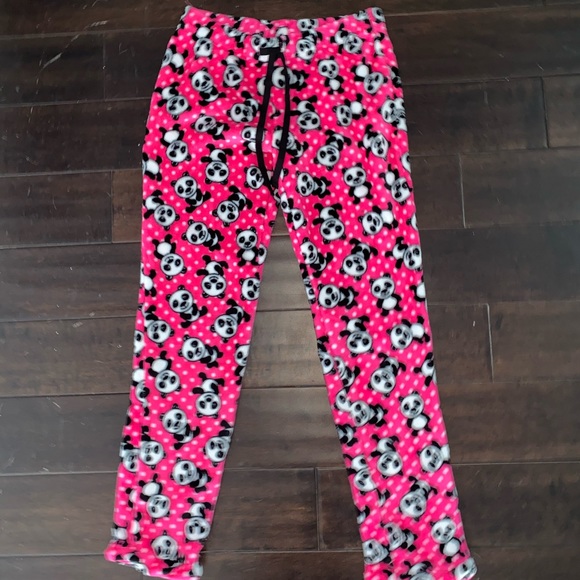Justice  Intimates & Sleepwear  Panda Fluffy Pajama Pants  Poshmark